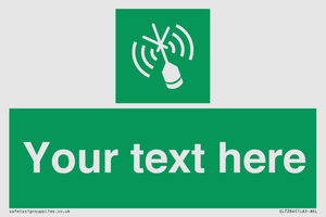 Custom sign safe condition Emergency position beacon